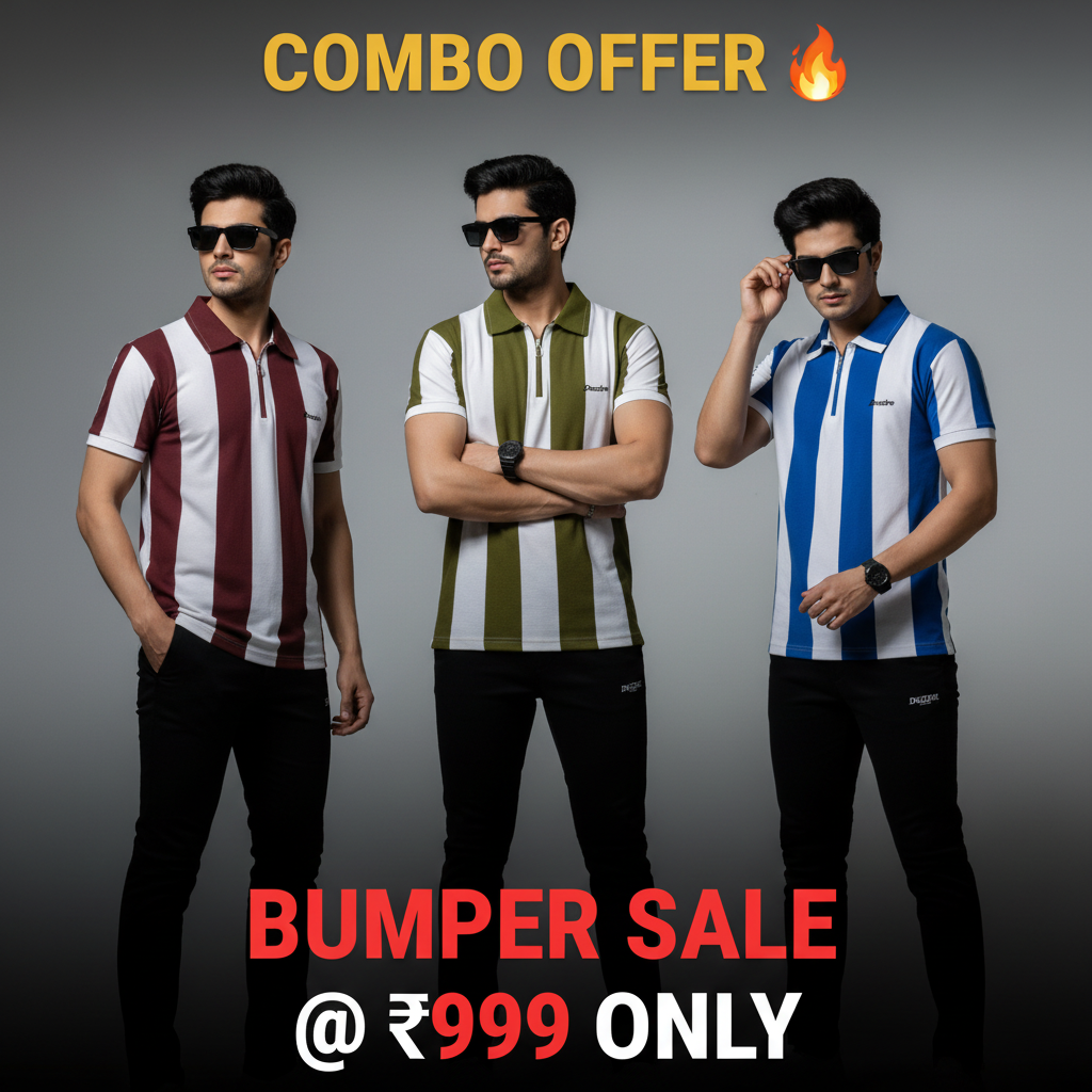 Combo Offer Bumper Sale - All 3 Colors Maroon Olive Royal Blue